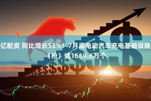 亿配资 同比增长53%！7月底电动汽车充电基础设施（枪）达1669.6万个